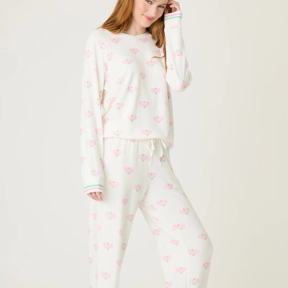 PJ Salvage Peachy Party Courtside Lounge Set